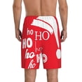 thumbnail image 5 of Cauagu Saying Ho Ho Ho Print Pajama Bottoms for Men Sleep Pajama Shorts Elastic Waistband Sleep Pajama Short Men's PJ Shorts -Medium, 5 of 6