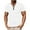 White, variant on SGFCWSX Mens Short Sleeve Polo Shirt, Men Plaid Half-Zip Collar Casual Golf Shirts Navy Size M