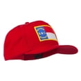 thumbnail image 5 of Eastern State North Carolina Embroidered Patch Cap - Red OSFM, 5 of 5