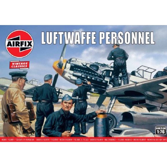 1/76 WWII Luftwaffe Personnel Figure Set (48)