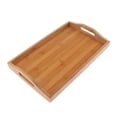 thumbnail image 1 of 2xBandeja De Servir Plato Bandeja De Para Varios 35x22x5cm SM SunniMix Bandeja de madera para servir, 1 of 8
