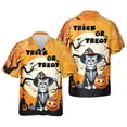thumbnail image 3 of Trick or Treat American Shorthair Needs Candy Happy Halloween Night Hawaiian Shirt Breathable Summer Unisex Merch Cat Lover Kitten Owner Gifts - 02020, 3 of 6