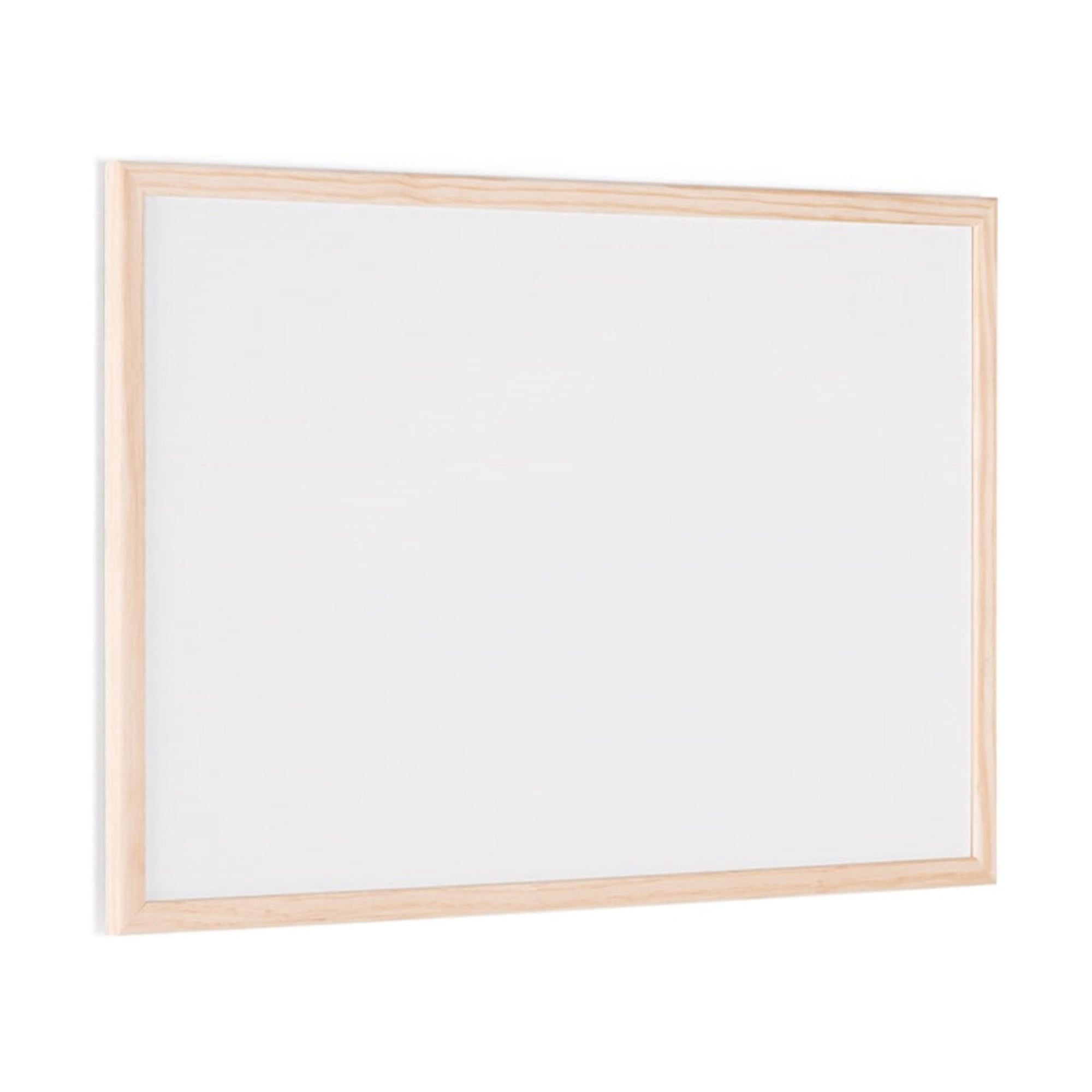 MasterVision Wood Frame Magnetic Dry Erase Board - 18" x 24"