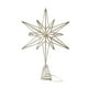 thumbnail image 5 of Luz LED estrella para el Árbol de Navidad | Estrella de Hierro de Cinco Puntas Luminosa | Plástico ABS de oro blanco | 30x25x8cm | Ligero, a prueba de fracturas, base de muelle | Decoración navideña, 5 of 6