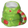 thumbnail image 4 of CIMAXIC christmas Christmas Cereal Cup Christmas Tree Breakfast Cup Christmas Mug Christmas Gift Mug (401-500ml),5.35"X4.41"X3.78", 4 of 5