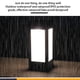thumbnail image 3 of Bewildely Pilar Light Solar Pathway Chapiter Lamp IP65 Inalámbrico Iluminación de seguridad Road Path Recargable automático Rectangular Iluminación y accesorios Luz blanca Bewildely HA072770-01, 3 of 6