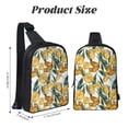 thumbnail image 3 of Rocae Yellow Tulips for Lightweight Chest Bag Dual Pocket, Waterproof Crossbody Sling Bag for Men and Women, 3 of 8