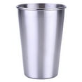 thumbnail image 7 of 500ml Stainless Steel Coffee Mug Beer Tea Milk Travel Hand Large Cup Straw Lid Stainless Steel Pint Cups - Pint Cup Tumblers For Travel – Metal Cups For Drinking Outdoors, 7 of 7