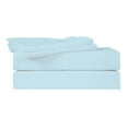thumbnail image 6 of Just Linen 400 Thread Count Solid 100pct Egyptian-Quality Cotton Sateen Sheet Set, 6 of 7
