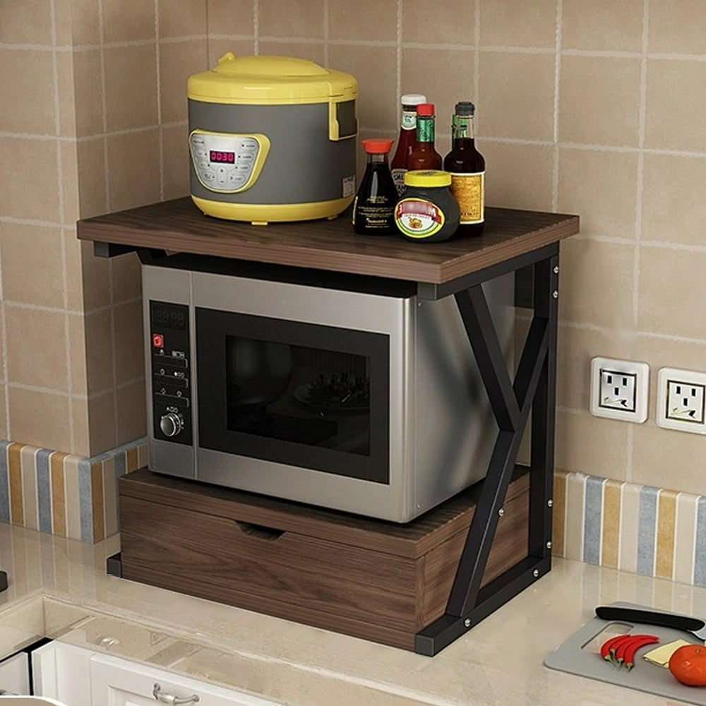 3 Tiers Microwave Oven Rack Shelf ,Kitchen Counter Storage Organizer