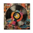 thumbnail image 3 of Designart "Retro Vibes in Colorful Vinyl III" Music Print on Natural Pine Wood, 3 of 5