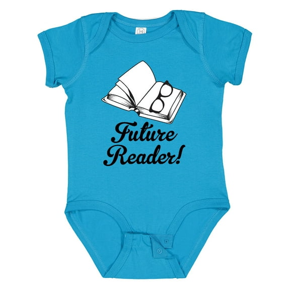 Inktastic Future Reader Book Gift Boys or Girls Baby Bodysuit