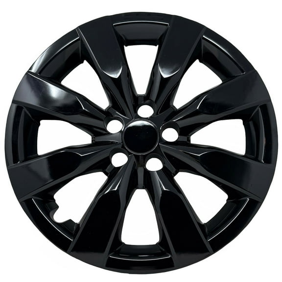 HubStar Hubcap for Toyota Corolla 2014-2016 Black Premium Replica 16-inch Replacement (Single Hubcap)