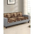 thumbnail image 2 of Rustic Country Couch Cushion Covers Stretch, Washable Sofa Seat Covers Individual Seat Cushion Sofa Slipcovers Western Stars Brown Texture Wooden Print Couch Cover Furniture Protector S-1PCS, 2 of 7