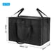 thumbnail image 2 of Uxcell 2Pcs Bolsas para Pizza para Llevar 15"x15"x13.8" Bolsas Aisladas para Llevar, Negro, 2 of 6