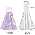 thumbnail image 4 of SKYSONIC 2 PCS Cherry Blossom Festival Hanami Flowers of Sakura Hanging Kitchen Towels Absorbent Hanging Hand Towel, Cute Hand Towel with Hanging Loop, 12"x17", 4 of 6