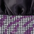 thumbnail image 2 of Red by Kiss Diamond Bling Bonnet Zebra Purple X-Large (HQ203), 2 of 7