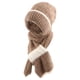 thumbnail image 1 of Bufanda con capucha para mujer Bufanda de sombrero casual femenino para regalo de cumpleaños para caminar por otoño, 1 of 8