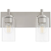 Quorum Fallstaff 5200-2-65 Bath Vanity Light 15 in. wide - Satin Nickel