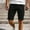 Black, variant on EQWLJWE Men's Jeans Shorts Summer Denim Shorts Classic Fit Casual Distressed Short Pants with Pockets