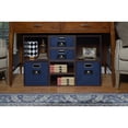 thumbnail image 4 of Niche Cubo Storage Set- 4 Full Cubes/4 Half Cubes with Foldable Storage Bins- Warm Cherry/Teal, 4 of 11