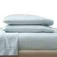 thumbnail image 1 of Better Homes & Gardens 300 Thread Count Cotton Sateen Bed Sheet Set, Suzani Blue Water, 4-Piece, Double, 1 of 5