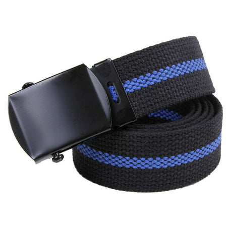 Rothco Thin Blue Line Web Belt - 44 Inches