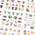 thumbnail image 4 of Halloween Nail Stickers Horror Face Designs Halloween Goth Nail Stickers Water Transfer Nail Decals Nail Art Supplies of The Dead Nail Designs for Halloween Nail Charm, 4 of 5