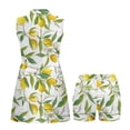thumbnail image 3 of Uorisanigo Yellow Lemon Golf Dresses for Women 2 Pieces Soft Fashionable Workout Golf Dresses Build in Shorts with Pockets Versatile Relaxed Daily Wear, 3 of 7