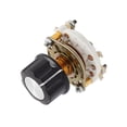 thumbnail image 3 of KCX2*3 2 Pole 3 Position 6mm Shaft Band Channel Rotary Switch Selector w Cap, 3 of 5