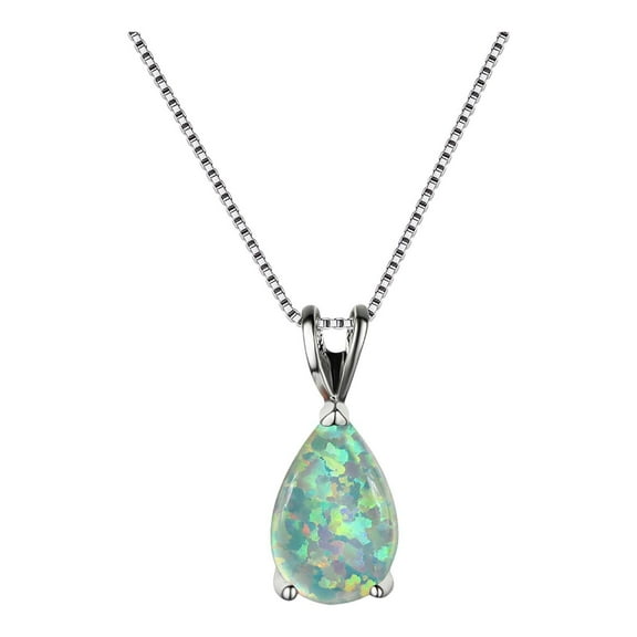 Elegant Opal Pendant Necklaces For Women 5 Unique Droplet Designs Gemstone Jewelry Fashionable For Her