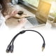 thumbnail image 1 of Divisor de auriculares divisor de auriculares de 35 mm de punto de nailon 2 en 1 para teléfono ANGGREK Otros, 1 of 8