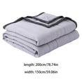 thumbnail image 2 of Summer Quilt Solid Color Air Conditioning Blanket Easy Washable For Comfortable Sleep In All Seasons And Light Weight Cushioning, 2 of 6