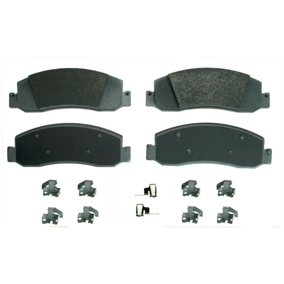 Wagner ThermoQuiet MX1333A Semi-Metallic Disc Brake Pad Set Fits select: 2011-2012 FORD F250, 2012 FORD F350