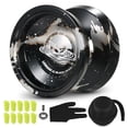 thumbnail image 1 of Aluminum Yoyo Ball Competitive Yo Yo Gift with Bearing Strings Glove and Storage Case, 1 of 8