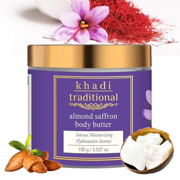 Khadi Traditional Crème Nourrissante aux Amandes et au Safran