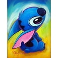 thumbnail image 1 of Diamond Painting Disney New Arrives Cross Stitch Cartoon Lilo and Stitch Diamond Embroidery Picture Anime Mosaic Kids DecorSquare 30x40cm Gao Jinjia LED, 1 of 2