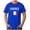 Blue, variant on Men's Portugal Flag Ringer T-Shirt - Patriotic Portuguese Graphic Tee, Crew Neck Short Sleeve Casual Portugal Pride Shirt for Sports Events & National Celebrations (Blue, XXXXL)