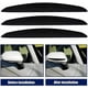 thumbnail image 3 of BRILLAR Tiras de borde de puerta anticolisión negras para coche: espejo retrovisor, manijas de puertas exteriores, protección de parachoques, 3 of 5