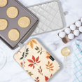 thumbnail image 5 of Yayeee Pot Holders Kitchen Heat Resistant with Pocket 7"x9.8" Cotton Oven Cooking Hot Pads, Yellow Autumn Leaves, 5 of 7