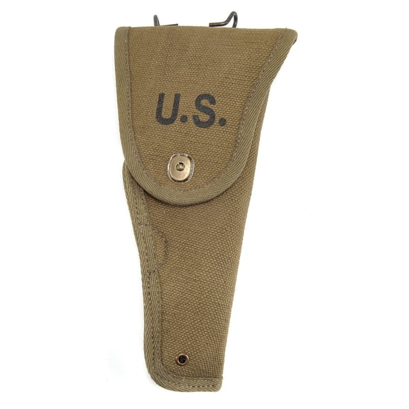World War Supply Gun Holster M1916 Experimental M1 WW2 OD Cotton for Colt 1911 .45