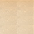 thumbnail image 1 of Ahgly Company Machine Washable Indoor Square Transitional Yellow Orange Area Rugs, 4' Square, 1 of 7