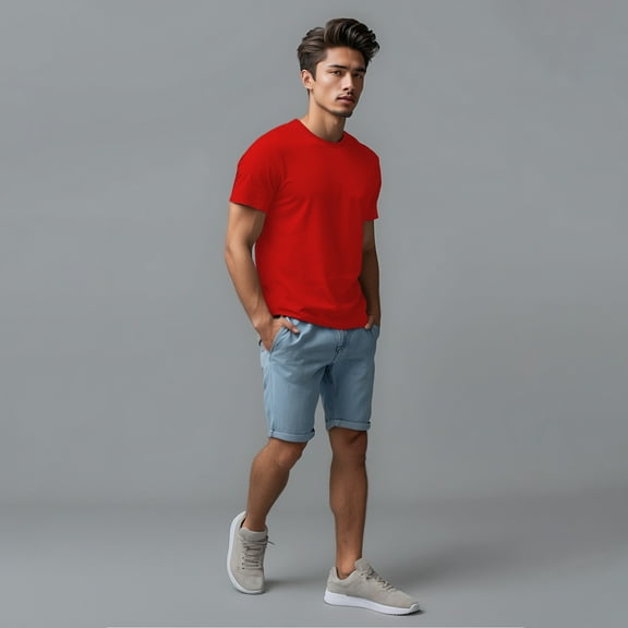 Arventur Eco-Friendly Unisex Moisture-Wicking T-Shirts - 100% Organic Cotton Athletic Tees for All Genders - Sustainable, Breathable, Quick-Dry Workout Shirts for Active Lifestyles & Casual Wear