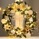 thumbnail image 4 of Corona de decoración navideña nueva corona navideña Artificial adorno navideño adornos navidenos, 4 of 4