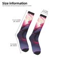 thumbnail image 4 of Fotbe Astronaut Riding Fiery Horse print Women's Men's Novelty Crew Socks Cotton Socks Knee High Socks for Walking,Running,Nurses,Pregnancy, 4 of 8