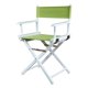 thumbnail image 1 of Casual Home 200-01/021-72 Silla de director Lona 18"" - Altura clásica Marco blanco/Verde lima, 1 of 1