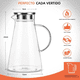 thumbnail image 4 of Jarras De Vidrio Para Agua Jarras De Cristal Con Tapa 2l Xtellar transparente, 4 of 4