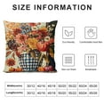 thumbnail image 5 of SHANXI  Fall Y’All Pumpkin Truck Throw Pillow Covers Autumn Harvest Truck Buffalo Plaid Check Bottle Flowers Pillowcase, Maple Leaves Thanksgiving Bless Farmhouse Cushion Case Home Decor 20x20in, 5 of 5