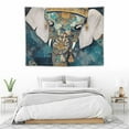 thumbnail image 3 of GOSMITH  Elephant Tapestry Forest Moon Tapestries, Bohemian Hippie Boho Trippy Indie Aesthetic Wall Tapestry, Mystic Aesthetic Wall Hanging Home Decor for Bedrooms Living Rooms Dorm Studio, 3 of 7