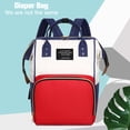 thumbnail image 3 of Bolsa de pañales Mujer Bebé Mochila Bolsas de pañales Gran capacidad, 3 of 8
